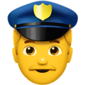 man police officer on platform Apple