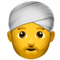 man wearing turban on platform Apple