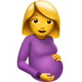pregnant woman on platform Apple