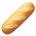 baguette bread on platform Apple
