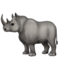 rhinoceros on platform Apple