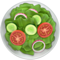 green salad on platform Apple