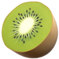 kiwifruit on platform Apple