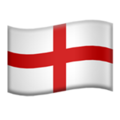 flag: England on platform Apple