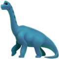 sauropod on platform Apple