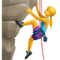woman climbing on platform Apple