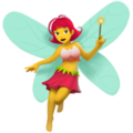woman fairy on platform Apple