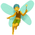 man fairy on platform Apple