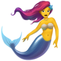 mermaid on platform Apple