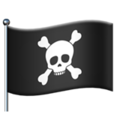 pirate flag on platform Apple