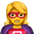superhero on platform Apple