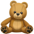 teddy bear on platform Apple