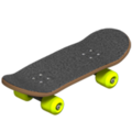 skateboard on platform Apple