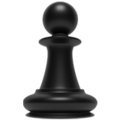 chess pawn on platform Apple
