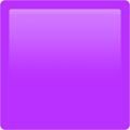 purple square on platform Apple