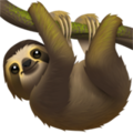 sloth on platform Apple