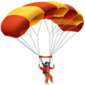 parachute on platform Apple