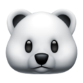 polar bear on platform Apple