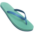 thong sandal on platform Apple