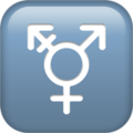 transgender symbol on platform Apple