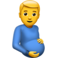 pregnant man on platform Apple