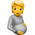 pregnant person on platform Apple