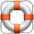 ring buoy on platform Apple