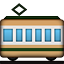 tram car on platform Apple