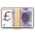 pound banknote on platform Apple