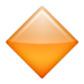large orange diamond on platform Apple