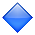 large blue diamond on platform Apple