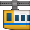 suspension railway on platform Apple
