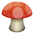 mushroom on platform Apple