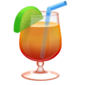 tropical drink on platform Apple