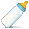 baby bottle on platform Apple
