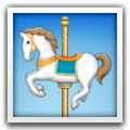 carousel horse on platform Apple
