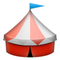circus tent on platform Apple