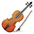 violin on platform Apple