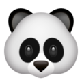 panda face on platform Apple