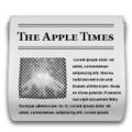 newspaper on platform Apple