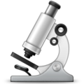 microscope on platform Apple