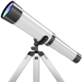 telescope on platform Apple