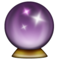 crystal ball on platform Apple
