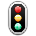 vertical traffic light on platform Apple