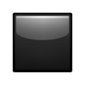 black medium-small square on platform Apple