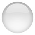 white circle on platform Apple