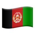 flag: Afghanistan on platform Apple