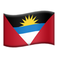 flag: Antigua & Barbuda on platform Apple