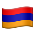 flag: Armenia on platform Apple