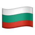 flag: Bulgaria on platform Apple